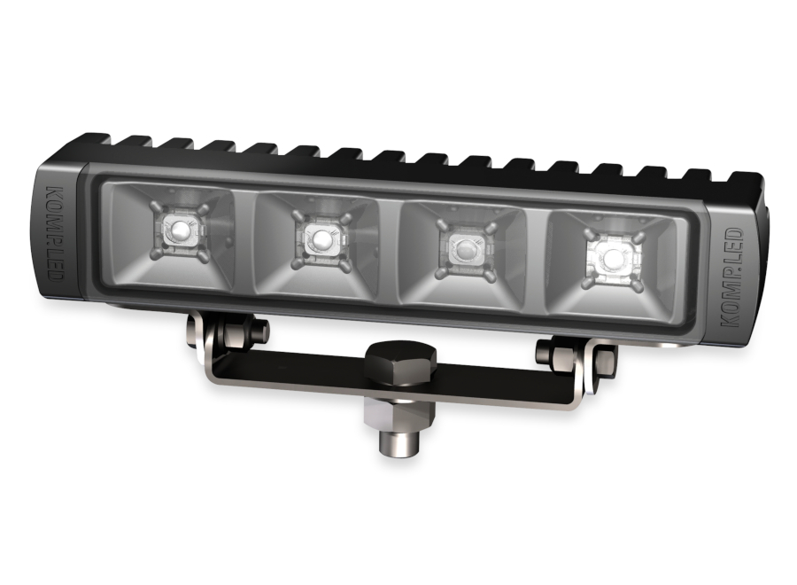 LED Rückfahrlicht R23 Zulassung CARBONLUX Quadrat 90X90mm - DT 2-polig  Anschlussstecker - Vignal