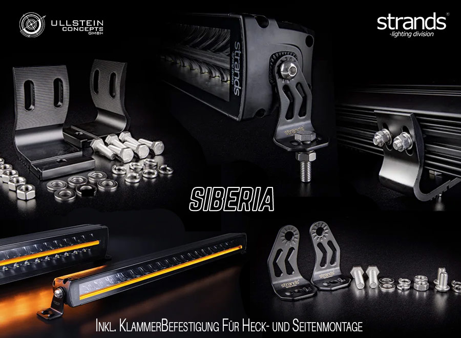 PKW & LED Zulassung STRANDS mit Siberia Concepts Lightbar LKW Fernscheinwerfer für SR GmbH 50\